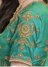 Aspiring Silk Beads Work Designer Traditional Saree For Ceremonial - 2